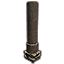 Solitude Pillar Base, Wood Icon