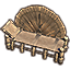 Gezeitengeborenen-Bank, Weidenholz Icon icon