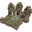 Fuente argoniana, chorro triple Icon