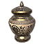 Alinorische Urne, vergoldet icon