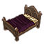 Alinorisches Bett, poliertes Doppelbett icon