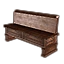 Furniture icon for Алинорская скамья со спинкой (отполированная)