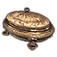 Костяная резная шкатулка (овальная с древесным узором) icon