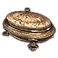 Furniture icon for Костяная резная шкатулка (овальная с древесным узором)