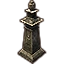 Bretonisches Monument, hoch mit Moos icon