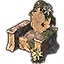 Furniture icon for Druidic Throne, Floral Stone