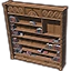 Furniture icon for High Isle Bookcase, Wide Carved Filled