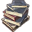 Furniture icon for Стопка книг (потрепанная)