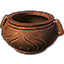 Druidischer Topf, breit aus Ton Icon icon