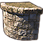 Druidic Platform, Curved Stone Edge Icon icon