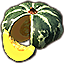 Calabaza, verde y cortada Icon