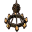 Furniture icon for Araña de luces de Necrom, elegante