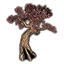 Baum, gewundene rosa Kirsche icon