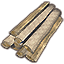 Logs, Twice-Split icon