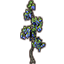 Blumen, kräftige blaue Wisteria Icon icon
