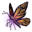 Mariposa objetivo, monarca efímera Icon icon