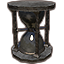 Hourglass Stand, Round icon