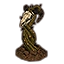 Tótem de bruja, cráneos y enredaderas entrelazadas icon