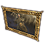 A Hero Strides Forth Painting, Gold Icon icon