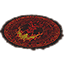 Fire Drake Rug, Round icon