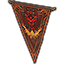 Feuerdrachen-Banner, kurz icon