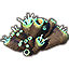 Apocrypha Coral, Large Teal Tube Icon