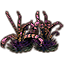 Cactus, trío violeta con bandas lunares Icon icon
