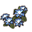 Свадебные цветы (синие) icon
