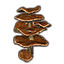 Mushrooms, Buttercake Stack Icon icon