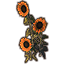 Flores, macizo de girasoles icon