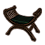 Tabouret Hlaalu, coussin moussu Icon