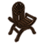 Hlaalu Armchair, Polished Icon