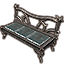 Worm Cult Bench, Padded Backed Icon icon