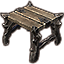 Worm Cult Stool, Wooden Icon icon
