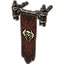 Worm Cult Banner, Hanging Red Icon icon