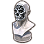Spoked Skull Face Tattoo icon
