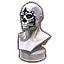 Verdant Skull Face Tattoo Icon icon
