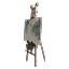 Painter's Easel and Canvas icon