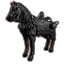 Black Fredas Pillion Walker Icon