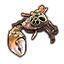 Barnacle-Back Coral Crab Icon icon