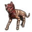 Gato atigrado momificado icon