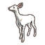 Морозно-серебристый олененок Icon icon