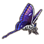 Orchid Whisper Moth Icon icon