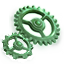 Fortified Green Calcite Gears icon
