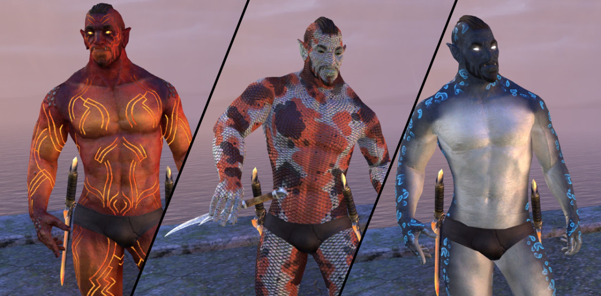 ESO added three new skins, but they are only available through Crown Crates