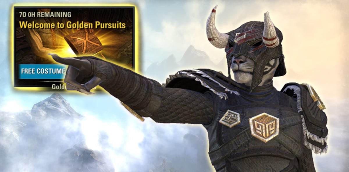 ESO Welcome to Golden Pursuits Campaign Activities and Rewards Showcase