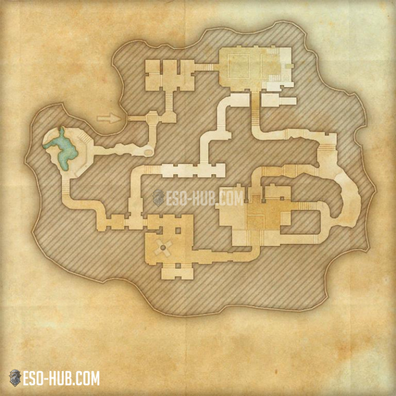 Bloodrun Cave map