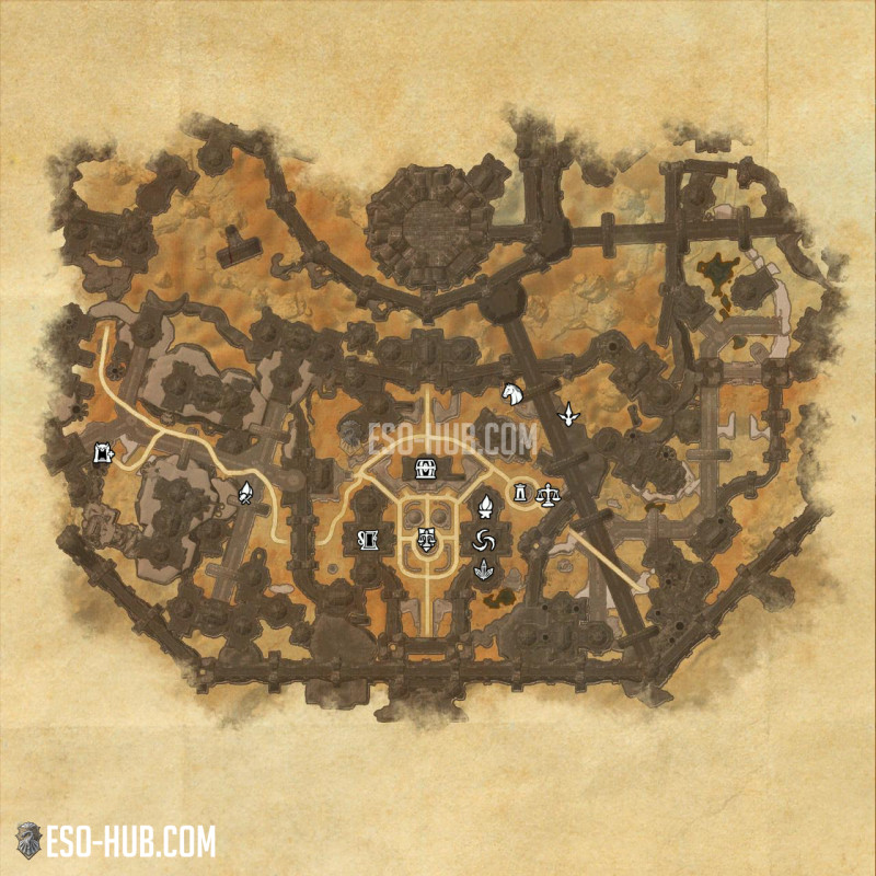 The Brass Fortress map