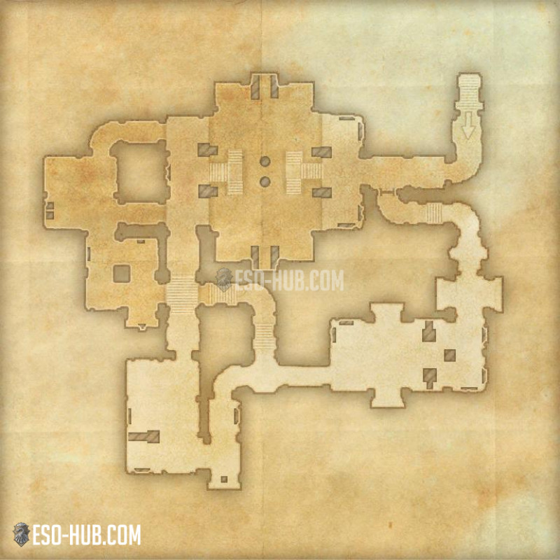 cripta de Haman Forja de Fuego map