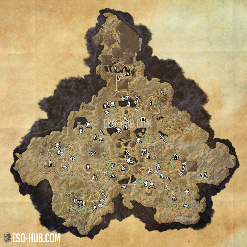 Coldharbour map